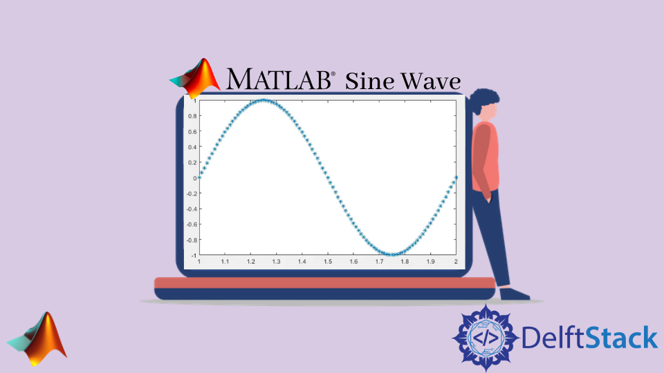 Plot Sine Wave In Matlab | Delft Stack